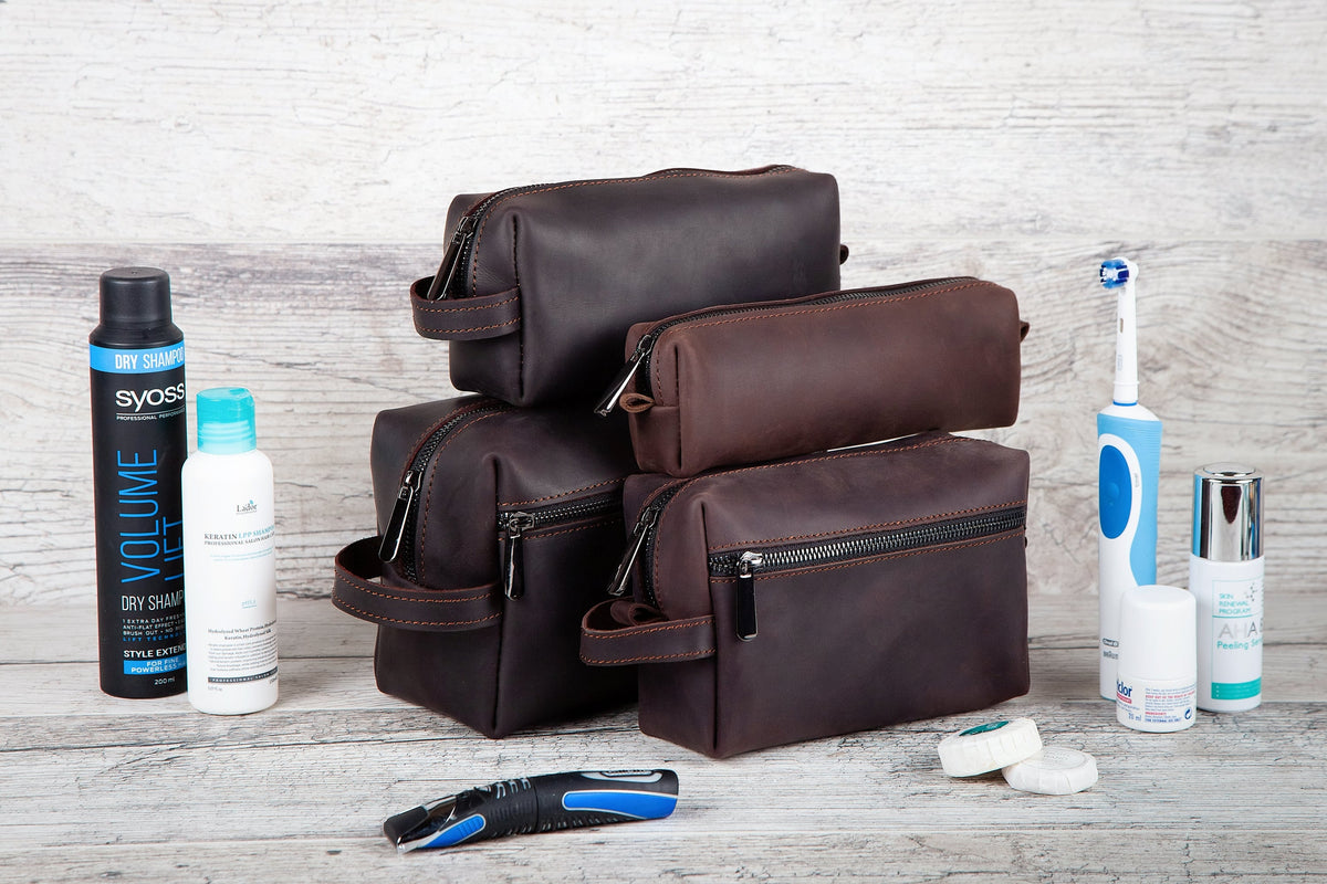 Personalized Men’s Travel Toiletry Bag
