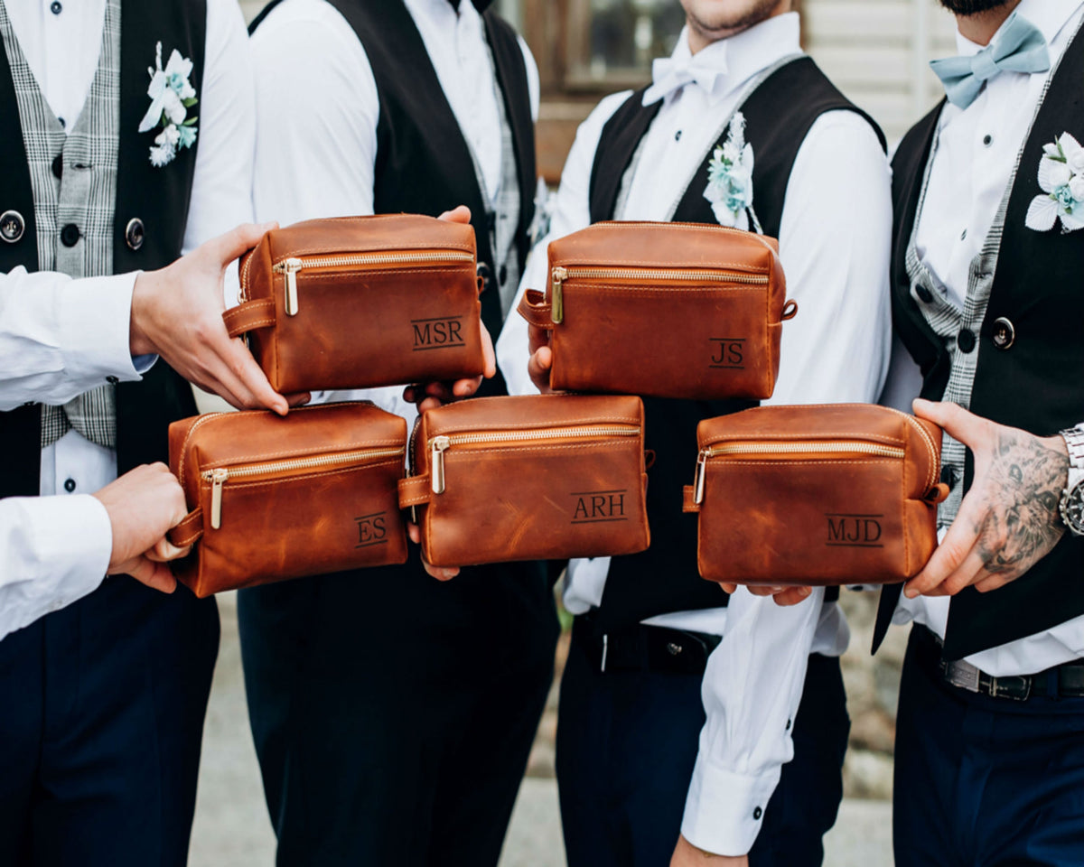 Personalized Men’s Travel Toiletry Bag