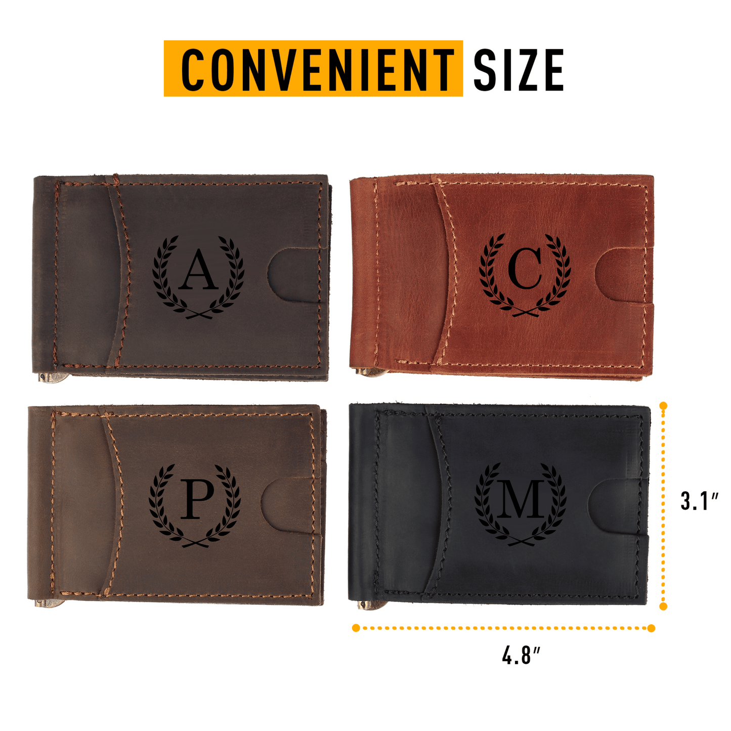Mens Money Clip Wallet Thin Minimalist Front Pocket Slim Design Groomsmen Gift Mens Gift Personalized Wallet Gift for Him