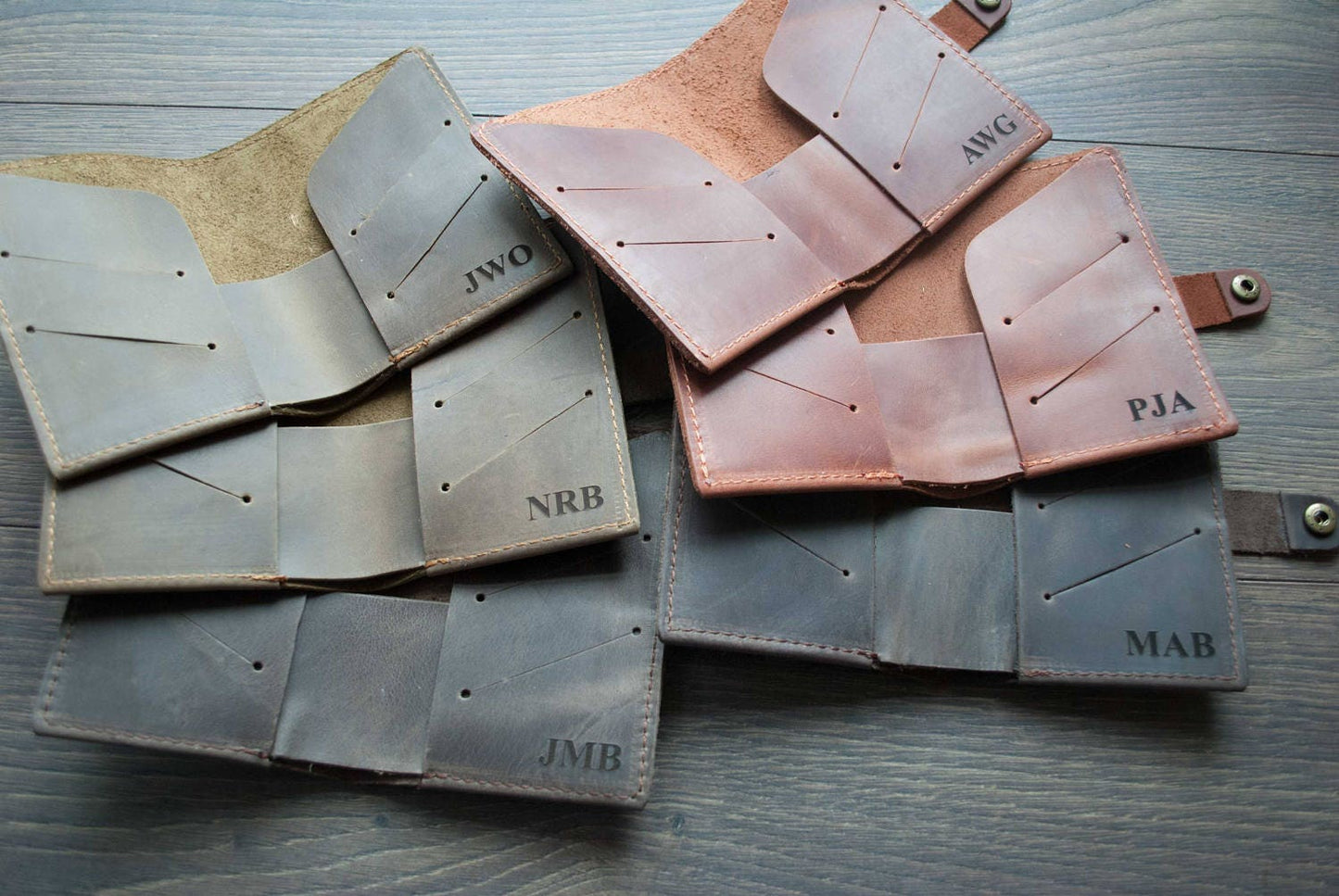 Leather Passport Wallet Engraved with Image, Monogram or Name, Passport Holder, Passport Cover, Groomsmen gift, Gift for Him, Gifts