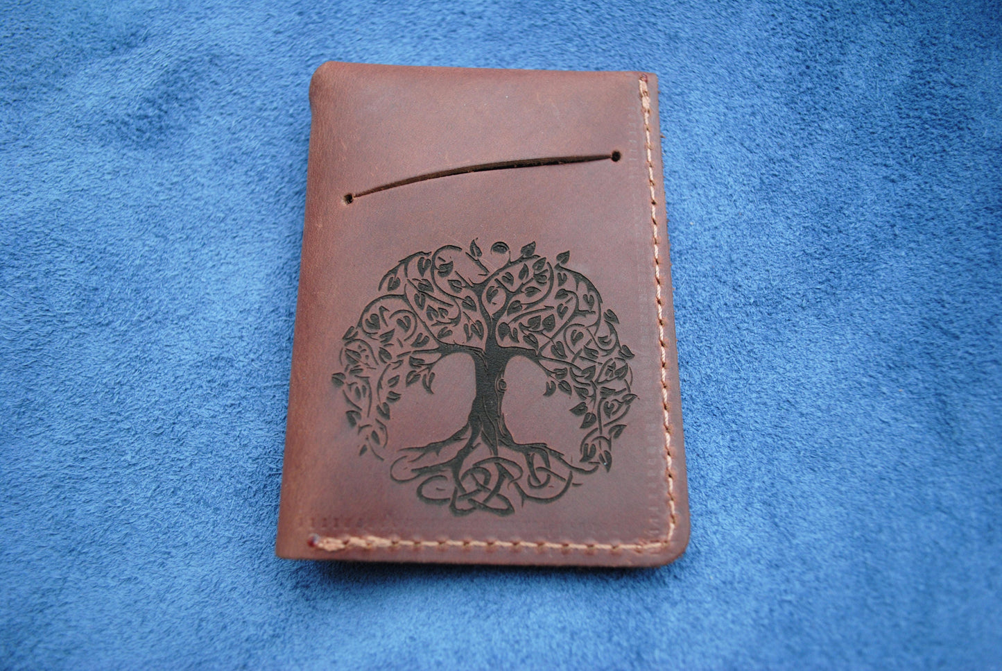 Minimalist Wallet, Best Leather Wallet, Slim Wallet, Cardholder, Boyfriend Gift, Fiance Gift Valentine's Day, Black - Light, Red, Dark Brown