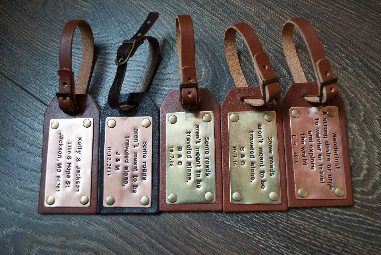 Personalized leather luggage tag, Personalized travel gift, Wedding favors, Custom Luggage tags wedding, Groomsmen gift, Leather accessories
