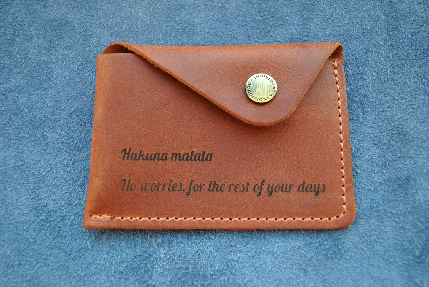 Minimalist Wallet, Best Leather Wallet, Slim Wallet, Cardholder, Boyfriend Gift, Fiance Gift Valentine's Day, Black - Light, Red, Dark Brown
