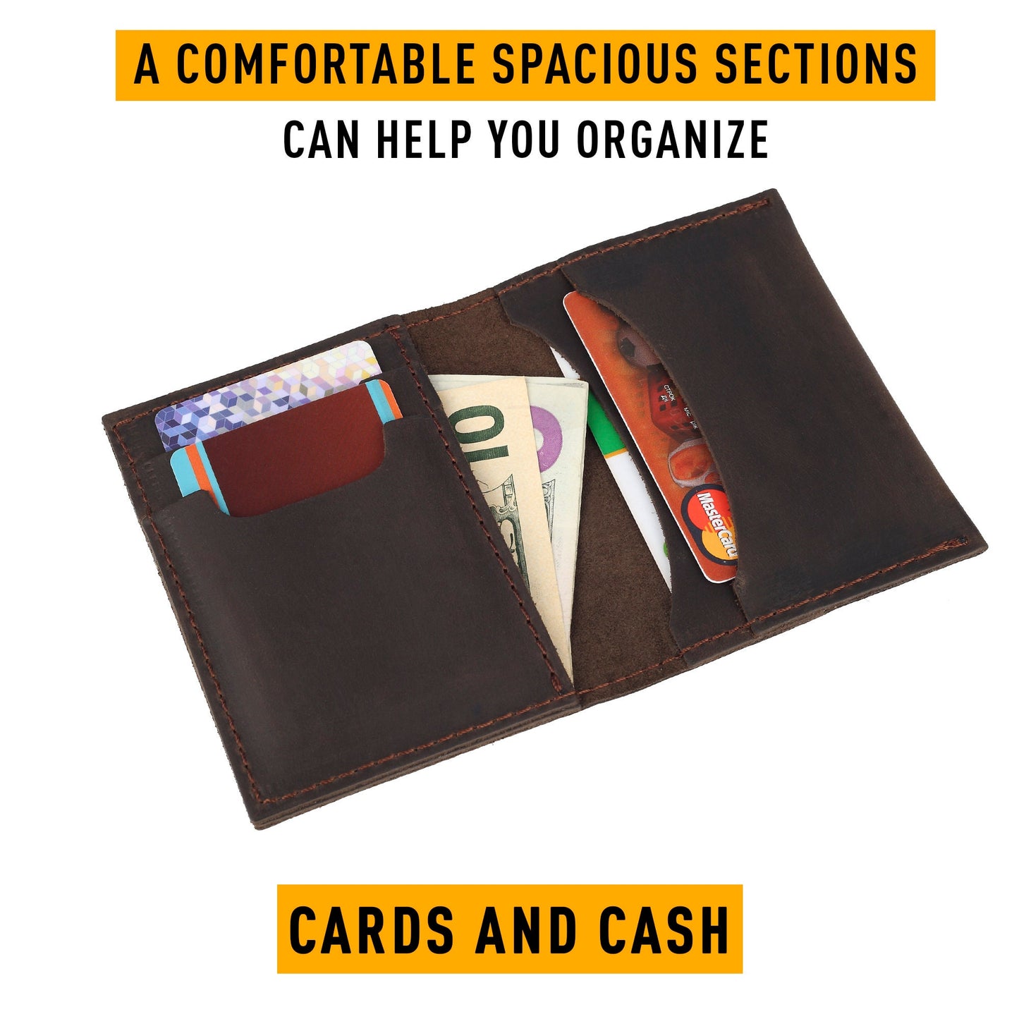Minimalist Wallet, Leather Wallet, Front Pocket Slim Design, Minimalist Credit Card Wallet, Mens Leather Wallets