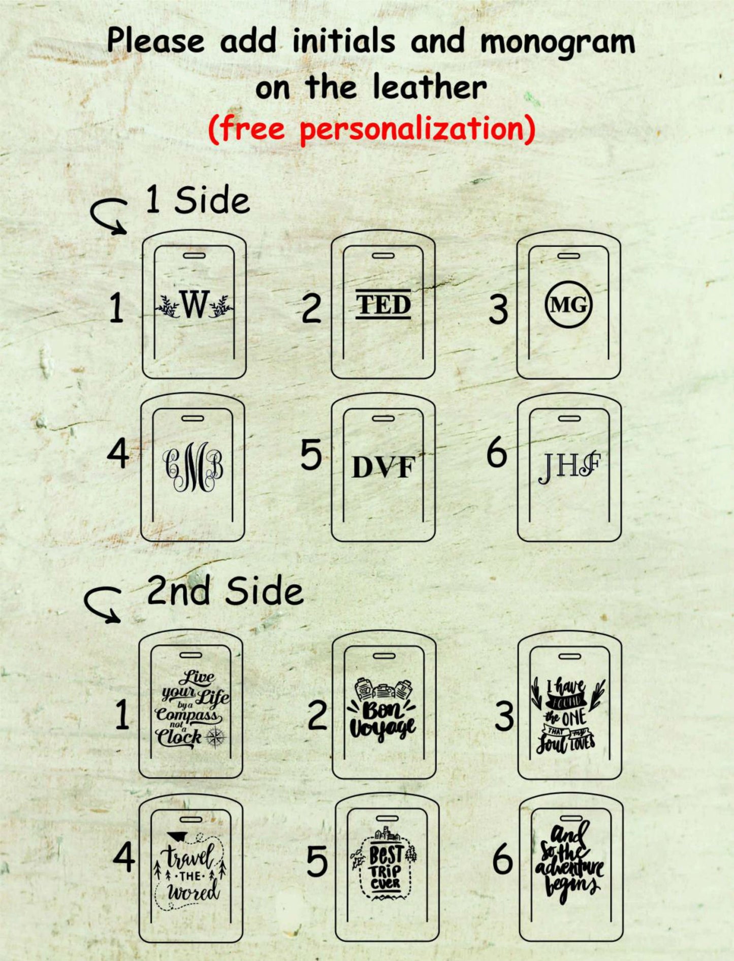 Monogram luggage tags, Gift For Men, gift for him, Custom luggage tag, Picture gifts, Picture luggage tag, customization gift men