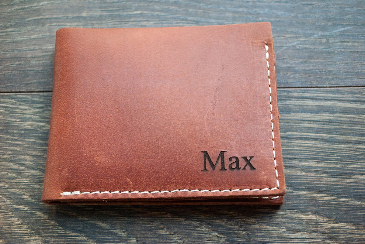 Personalized Handmade Leather Wallet