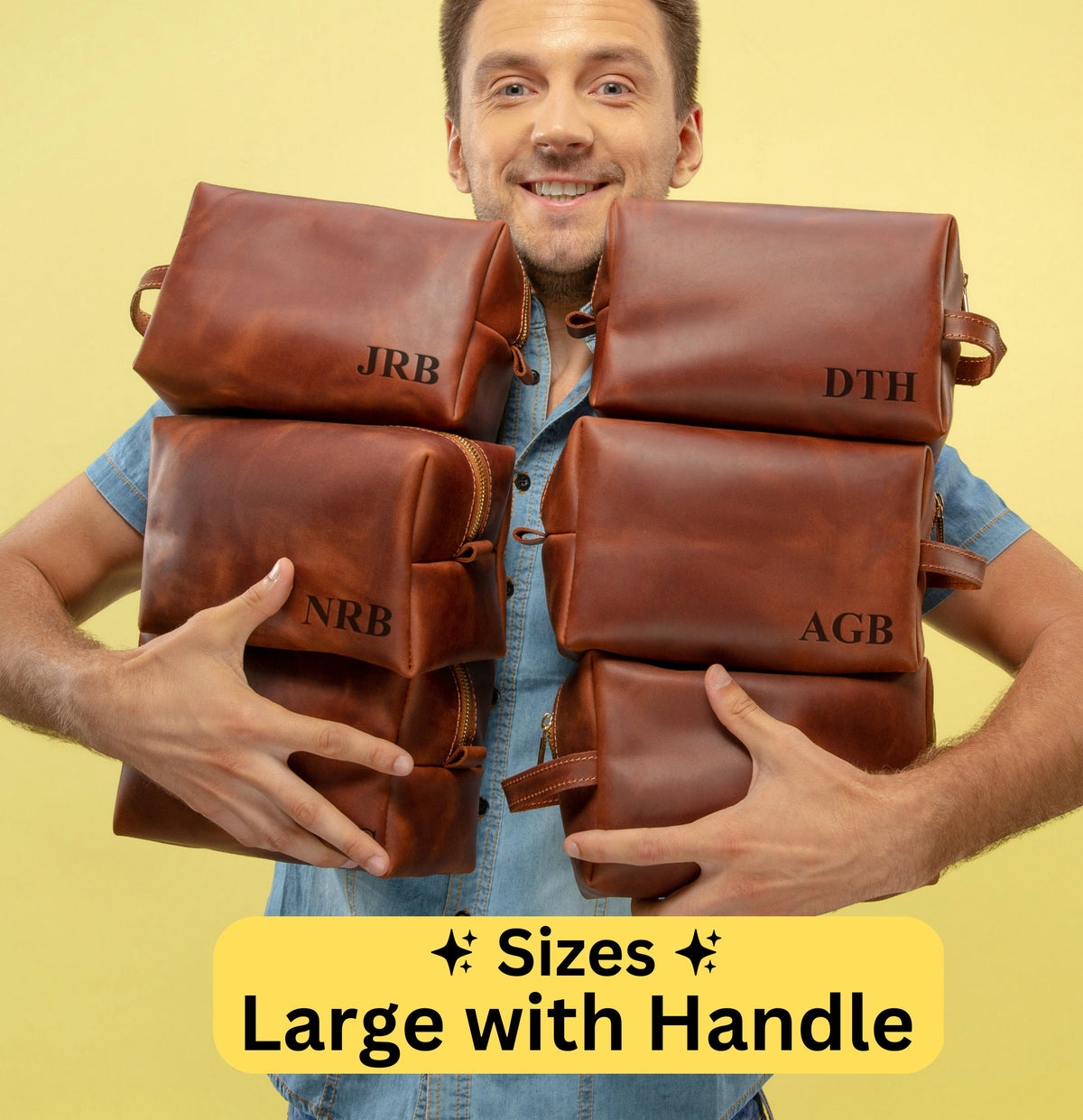 Personalized Men’s Hanging Toiletry Bag