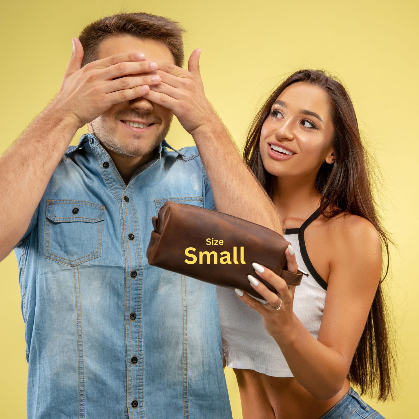 Personalized Leather Dopp Kit – Groomsmen Gift