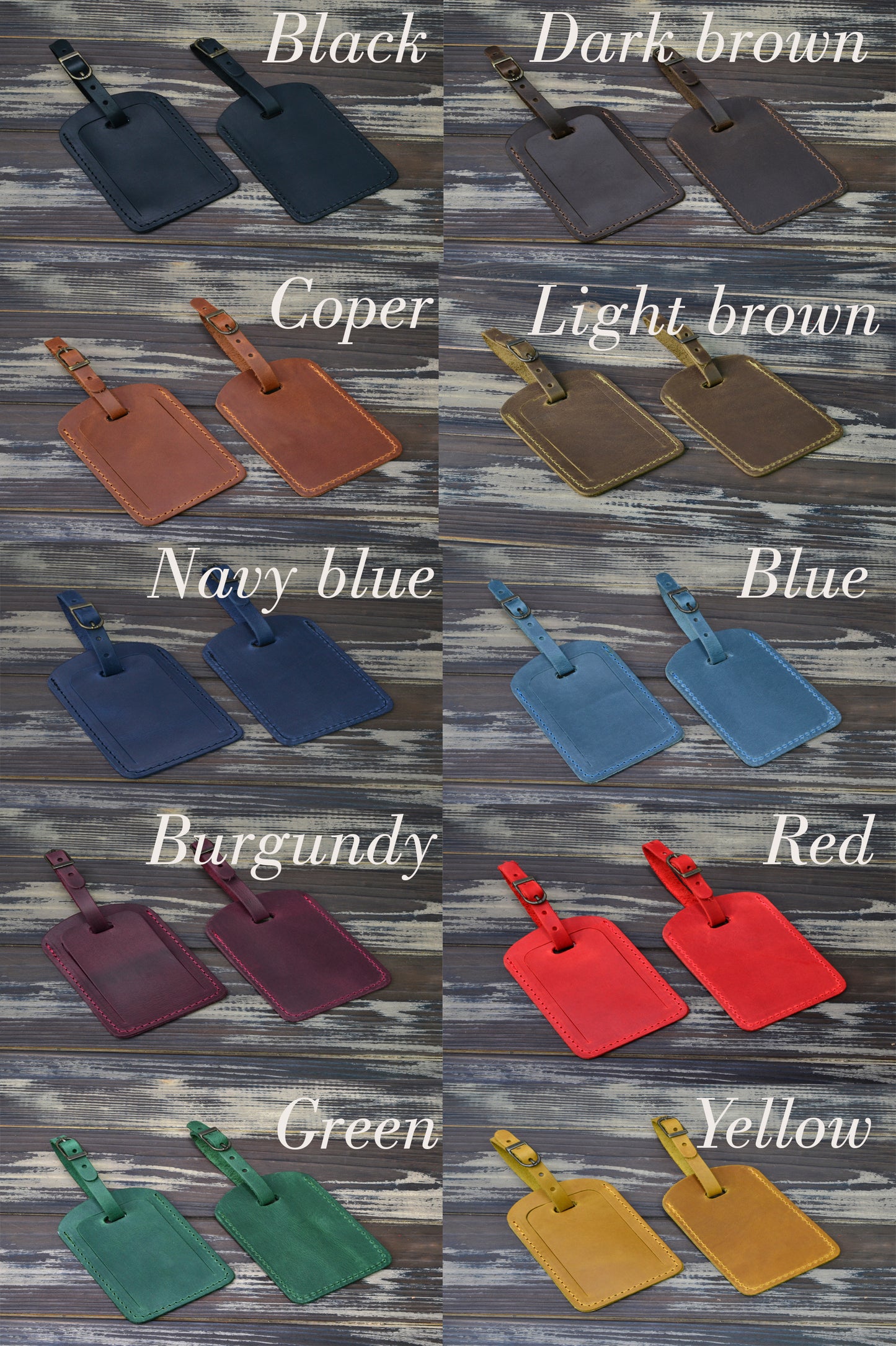 Leather luggage tags, Luggage tags personalized, luggage tag favor, luggage tags wedding, wedding favors