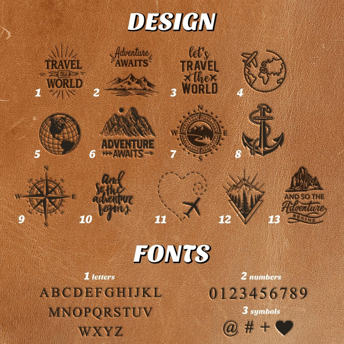 Personalized Hot-Stamped Passport Cover & Travel Set — image 5