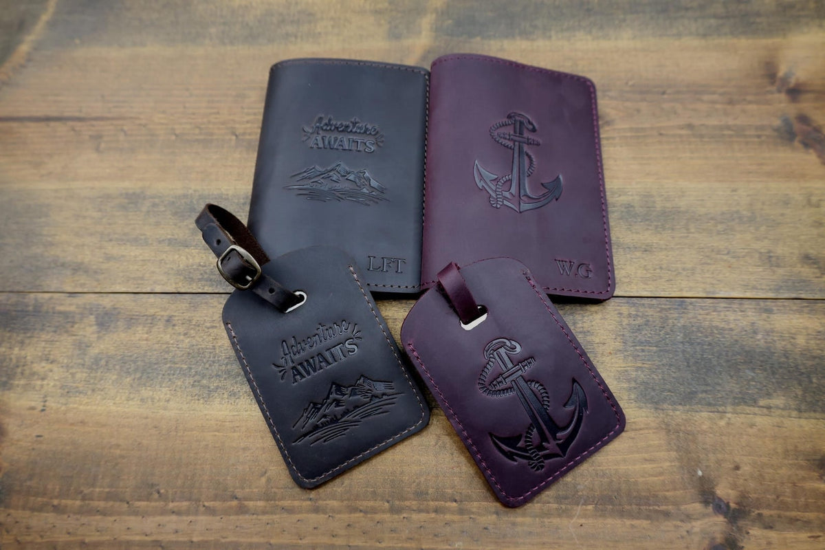 Personalized Hot-Stamped Passport Cover & Travel Set — image 9