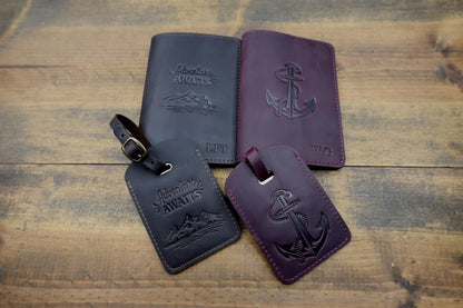 Personalized Hot-Stamped Passport Cover & Travel Set — image 9