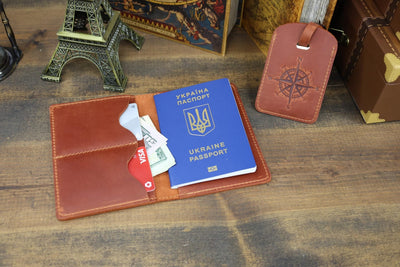 Personalized Hot-Stamped Passport Cover & Travel Set — image 10