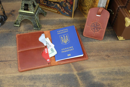 Personalized Hot-Stamped Passport Cover & Travel Set — image 10