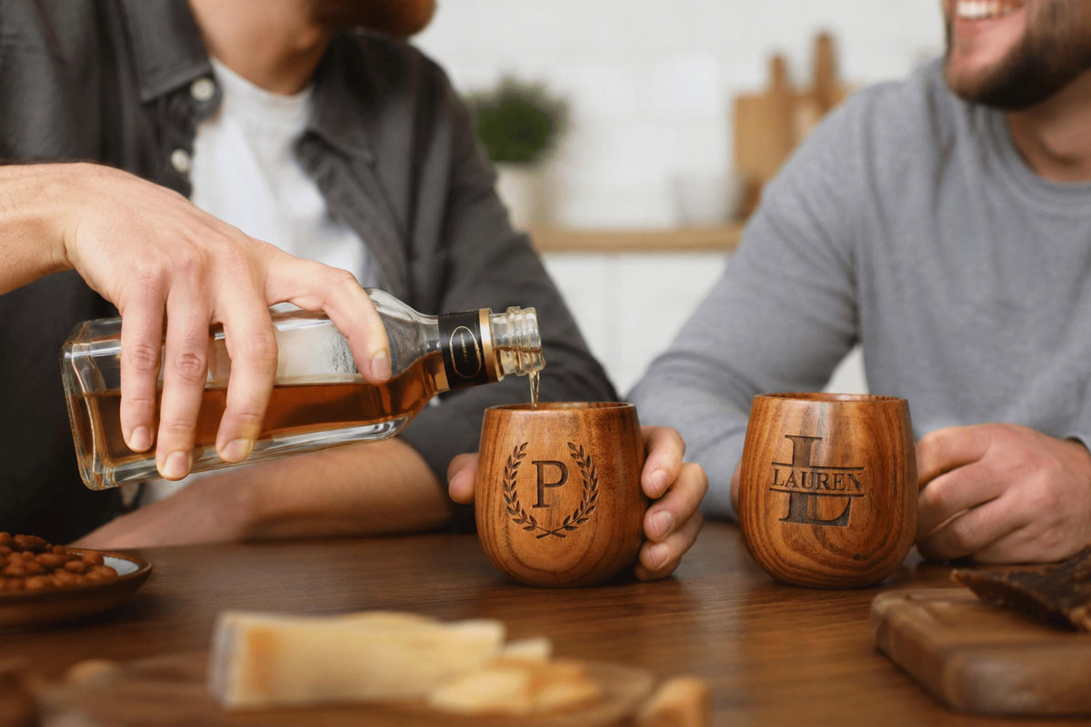 Personalized Groomsmen Gift Set – Whiskey Cup, Knife & Box — image 4