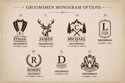 Personalized Groomsmen Gift Set – Whiskey Cup, Knife & Box — image 7