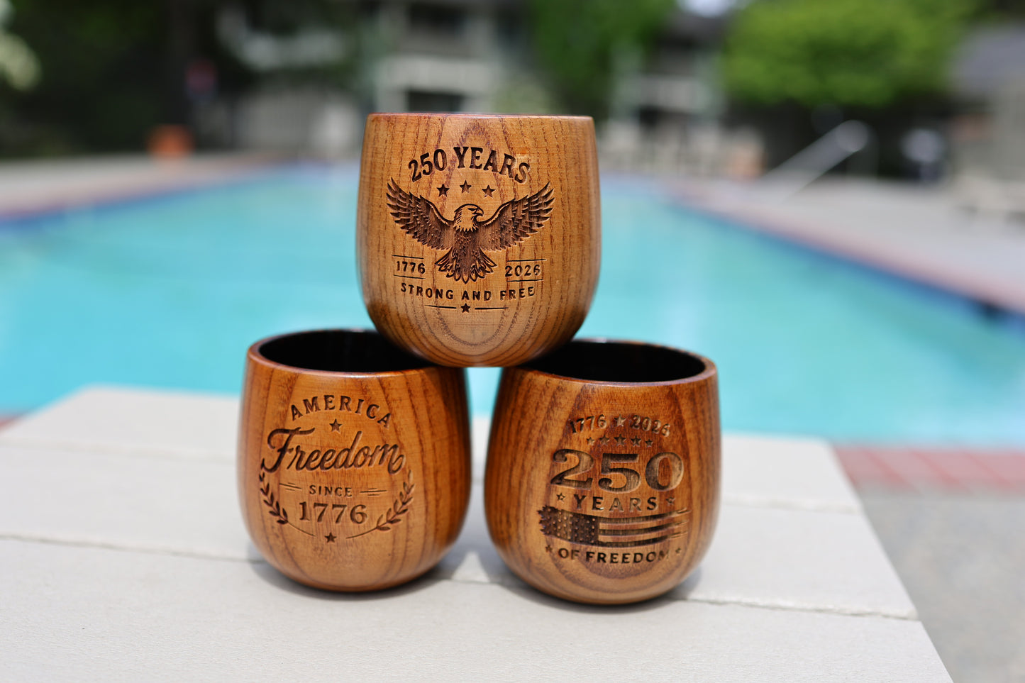Personalized Wooden Whiskey Cup, Engraved Groomsmen Gift, Rustic Wood Mug