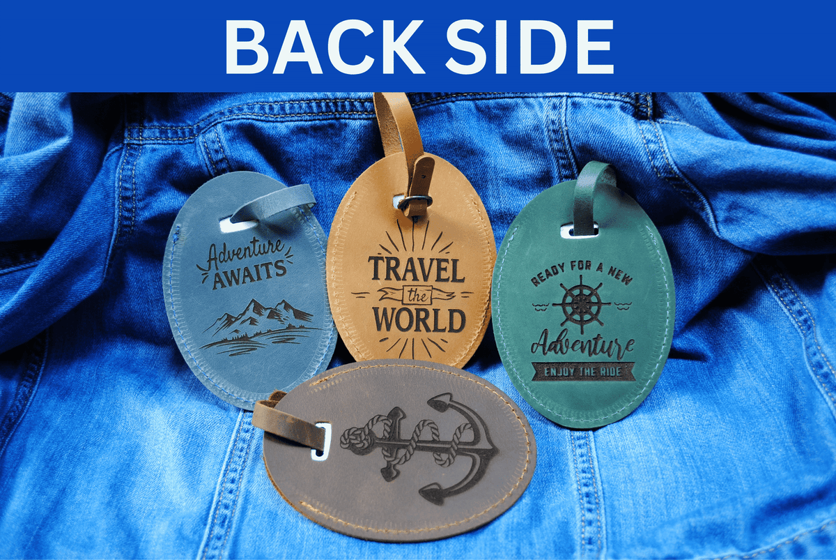Personalized Leather Luggage Tag – Custom