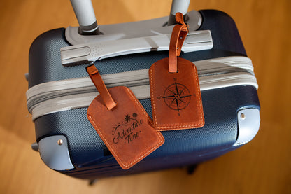 Leather luggage tags, Luggage tags personalized, luggage tag favor, luggage tags wedding, wedding favors