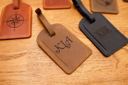 Leather luggage tags, Luggage tags personalized, luggage tag favor, luggage tags wedding, wedding favors