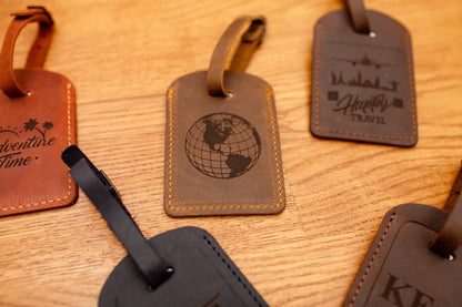 Leather luggage tags, Luggage tags personalized, luggage tag favor, luggage tags wedding, wedding favors