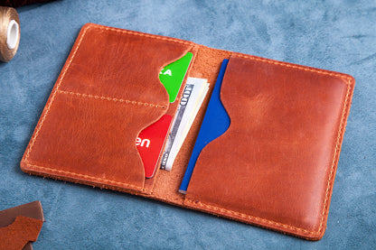 Personalized Leather Passport Cover – Travel