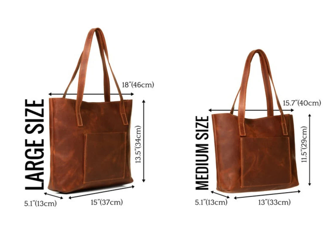 Personalized Leather Travel Tote – Crossbody
