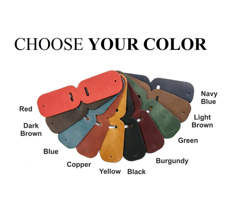 Personalized Genuine Leather Tote Bag