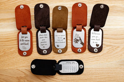 Personalized Dad Photo Keychain – First Father’s Day