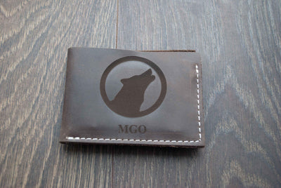 Personalized Slim Leather Wallet