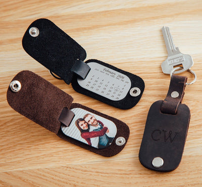 Personalized Dad Photo Keychain – From Daughter