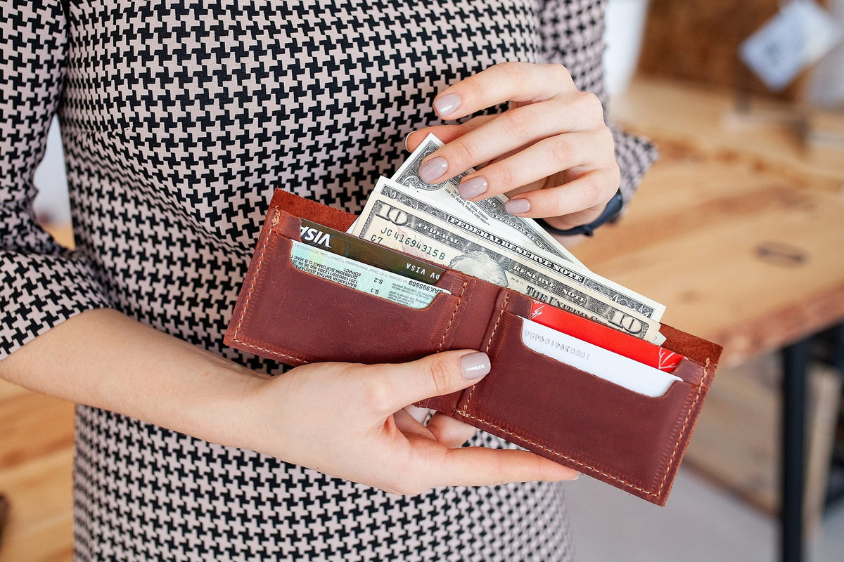 Personalized Handmade Leather Wallet