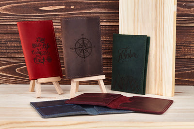 Personalized Leather Passport Cover – Travel