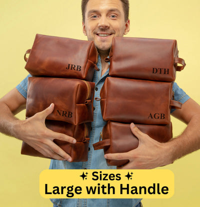 Personalized Men’s Hanging Toiletry Bag