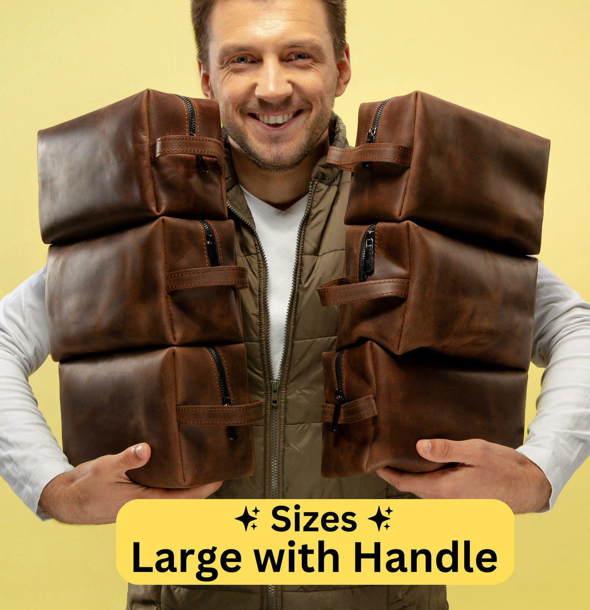 Personalized Men’s Hanging Toiletry Bag