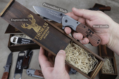 Personalized Engraved Pocket Knife Gift Set – image 6