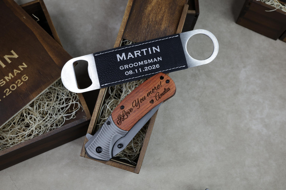 Personalized Engraved Pocket Knife Gift Set – image 8