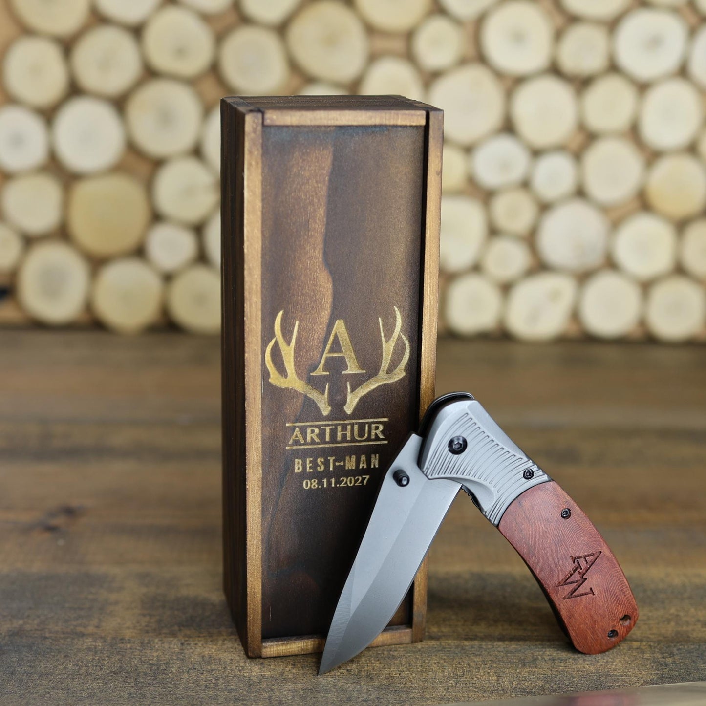 Personalized Engraved Pocket Knife Gift Set – image 9