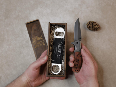 Personalized Engraved Pocket Knife Gift Set – image 7