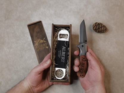 Personalized Engraved Pocket Knife Gift Set – image 7