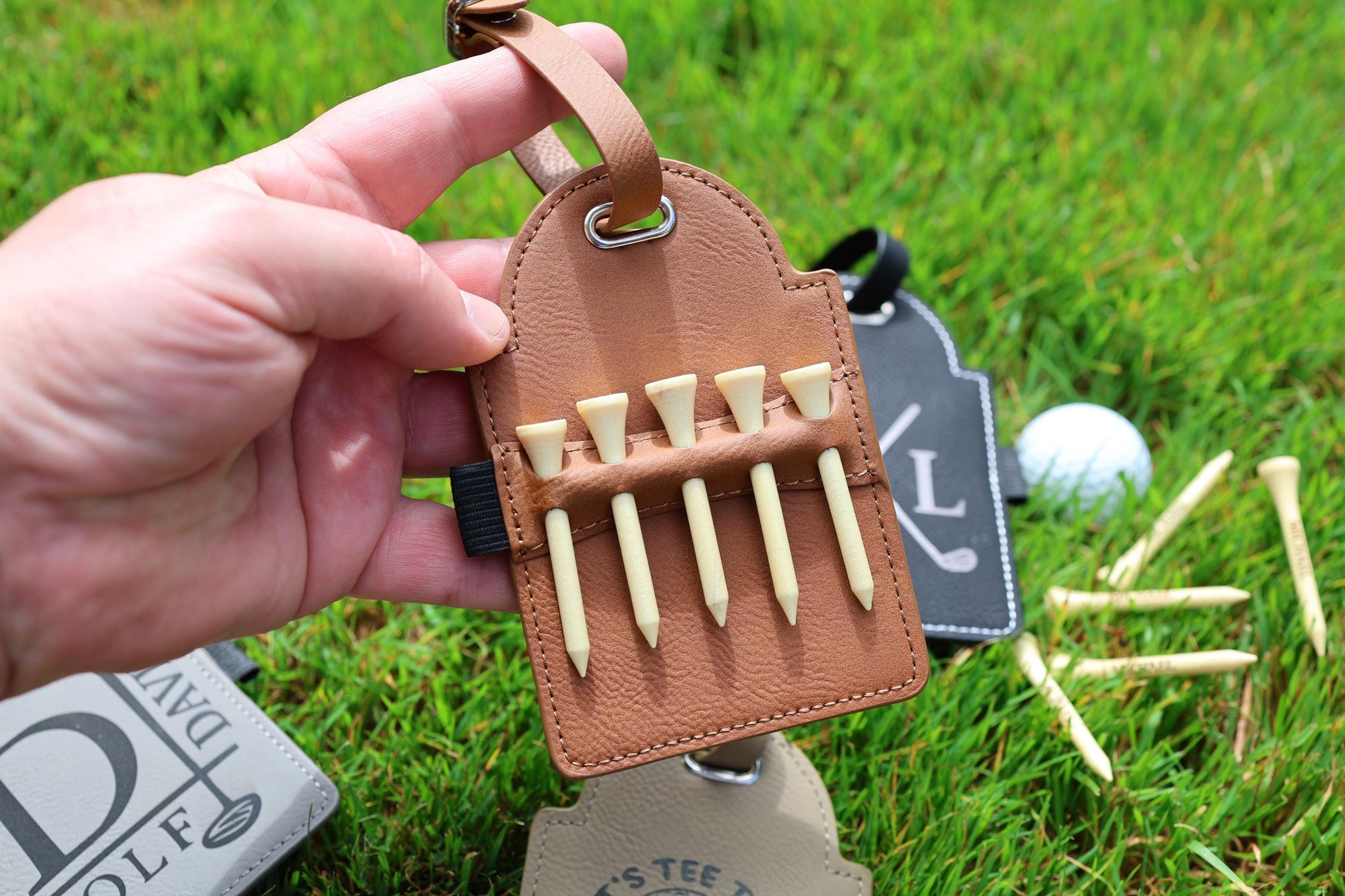 Personalized Golf Bag Tag with Tees – image 5