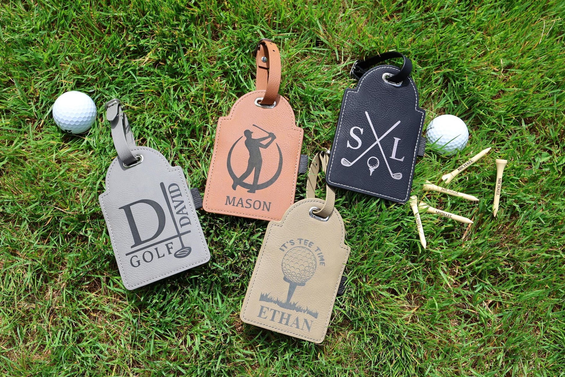 Personalized Golf Bag Tag with Tees – image 10