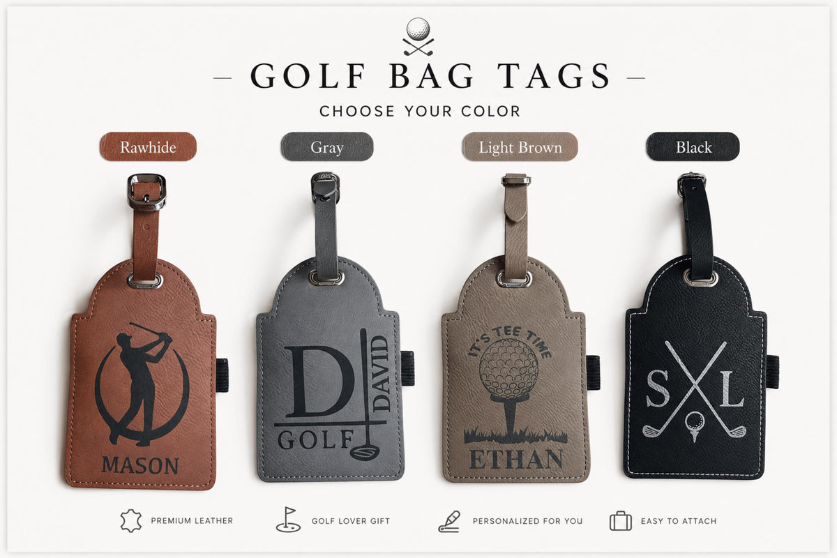 Personalized Golf Bag Tag with Tees – image 4