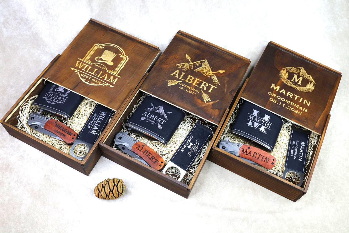 Personalized Groomsmen Gift Box Set – image 3