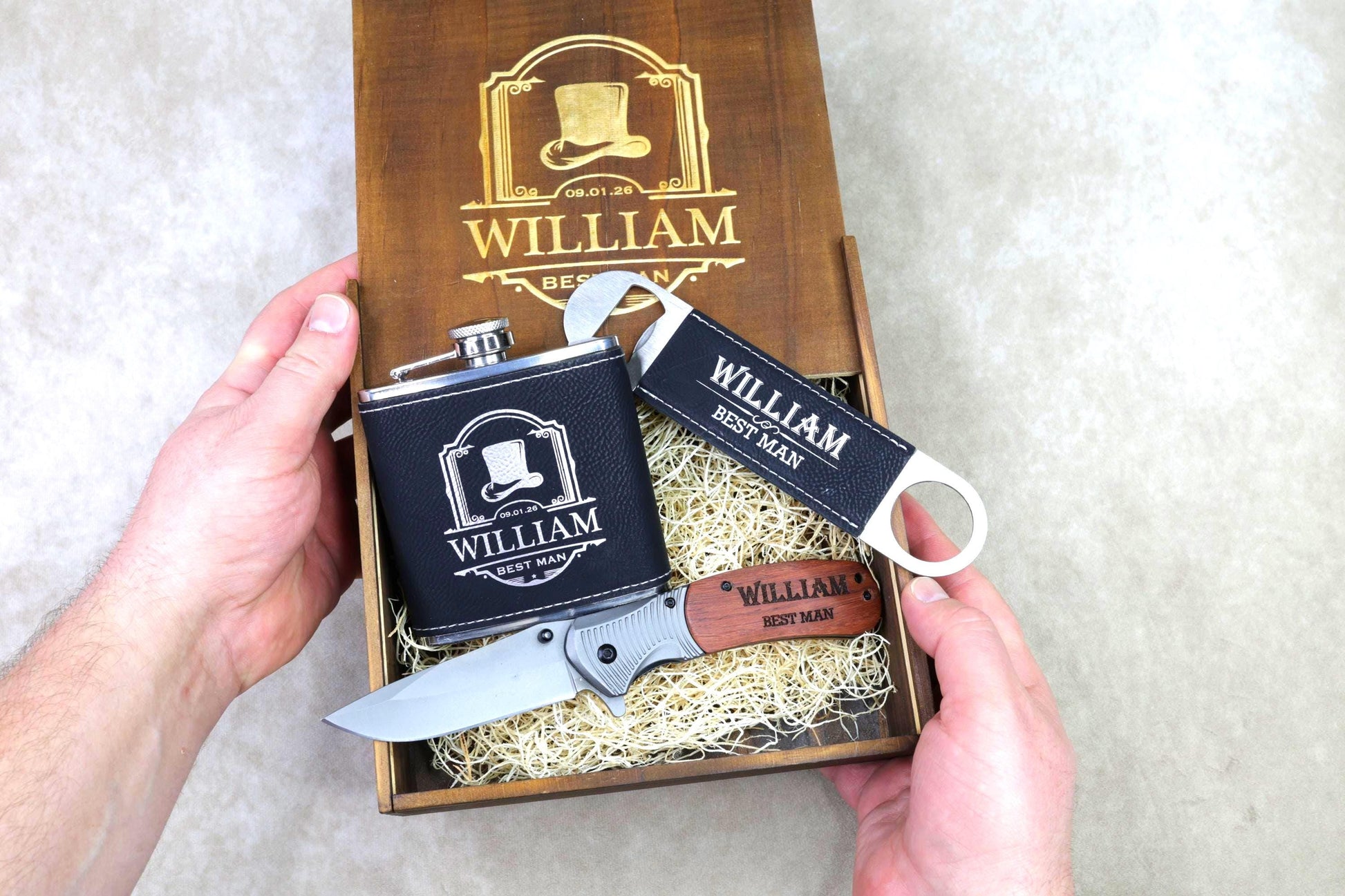Personalized Groomsmen Gift Box Set – image 4