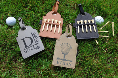 Personalized Golf Bag Tag with Tees – image 2