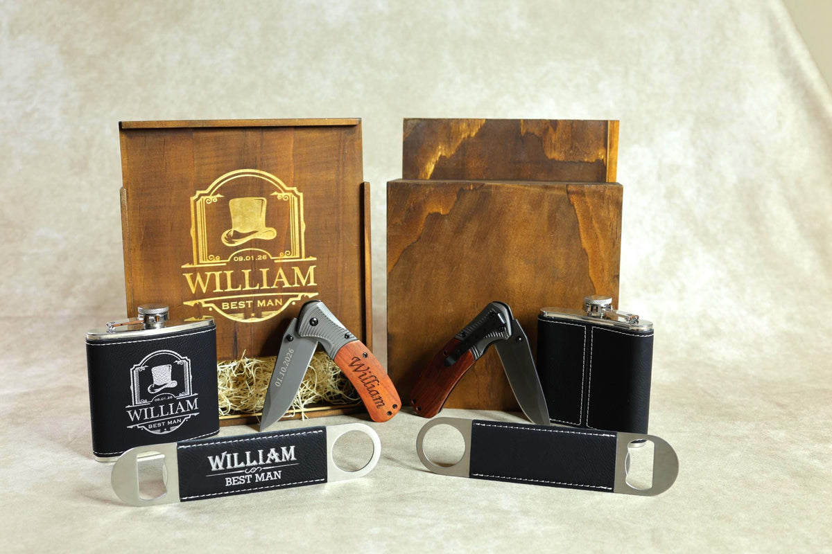Personalized Groomsmen Gift Box Set – image 1
